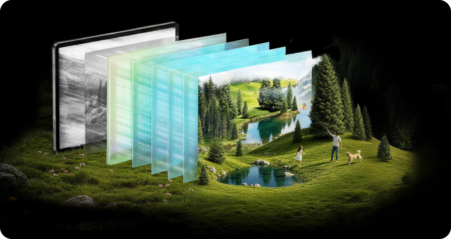Technologia NXTPAPER dostosowuje ekran do oświetlenia