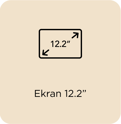 Ekran 12,2 cala