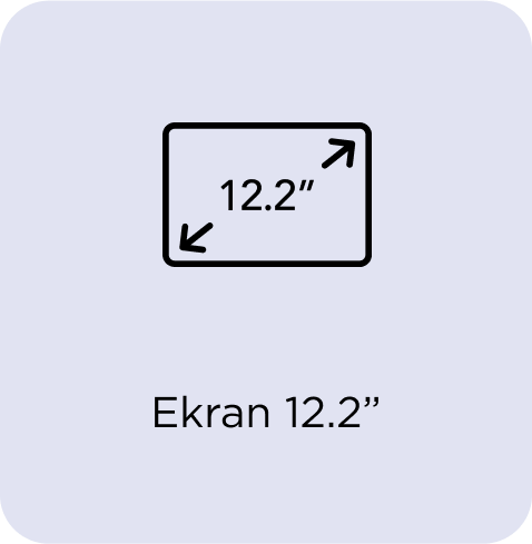 Ekran 12,2 cala