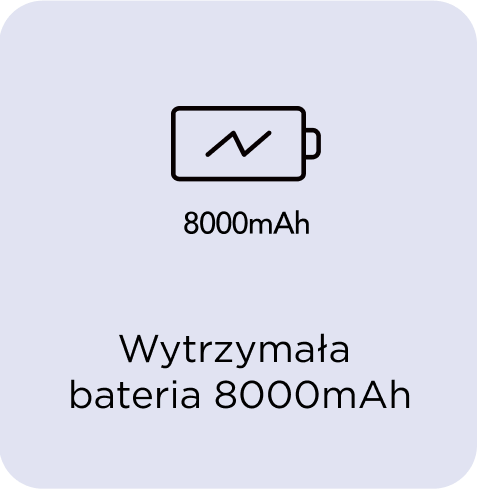 Wytrzymała bateria 8000 mAh